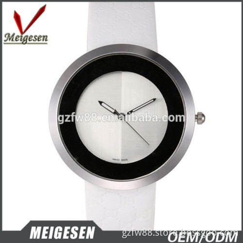 recently hotting special dial private label fashion leather band women watch